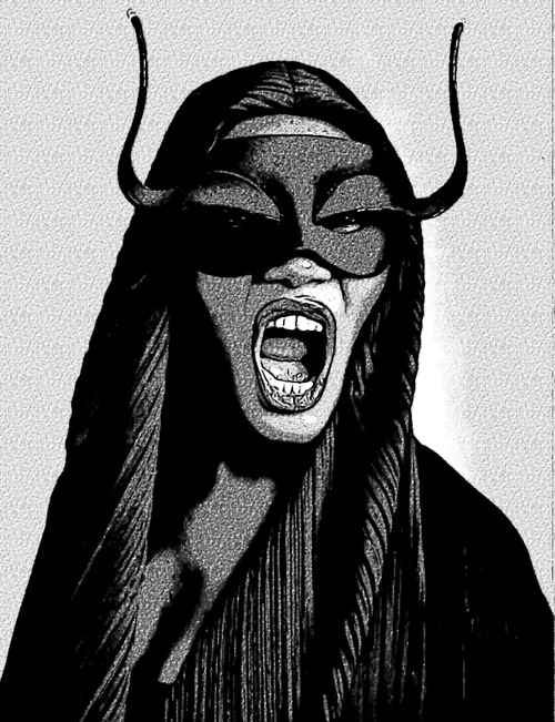 Grace in her Vampire Hat for the Q music awards (2008)