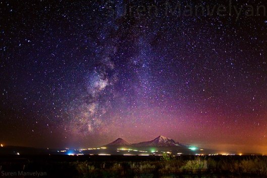 milkyway over ararat