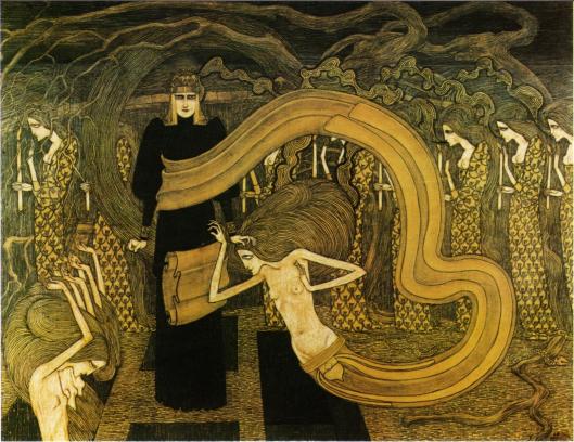 painting by Jan Toorop,1858